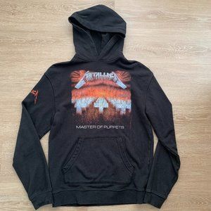 Metallica Master of Puppets Hoodie Sweatshirt Sweater Men's Size XS Black